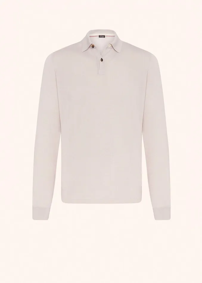 JERSEY POLOSHIRT LS COTTON Men Kiton Polo And TShirts