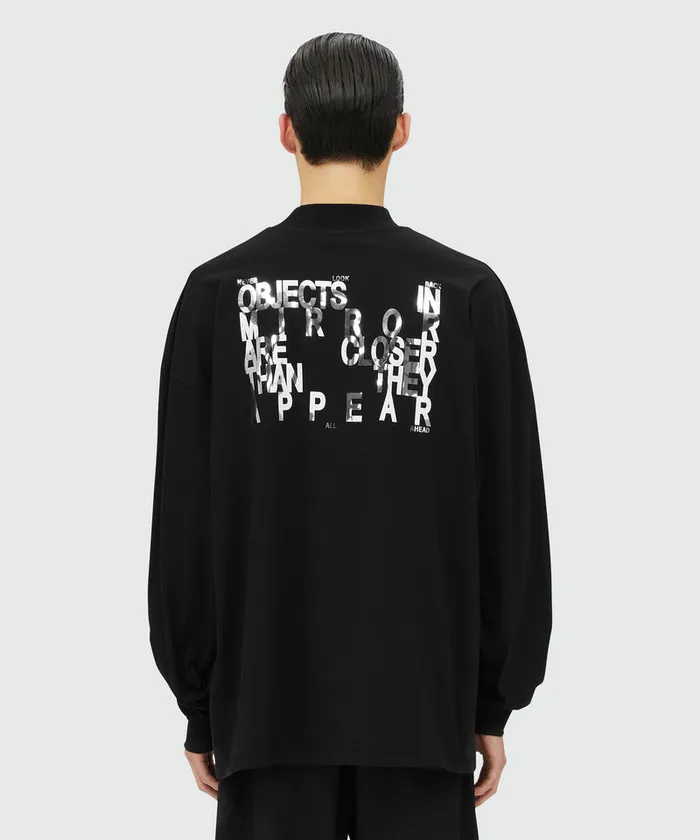 Jersey Sweatshirt With Mirror Print Men MSGM Tshirts