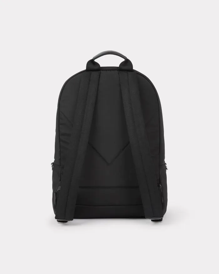 Kenzo Bags MenWomen Varsity039 Embroidered Rucksack Black