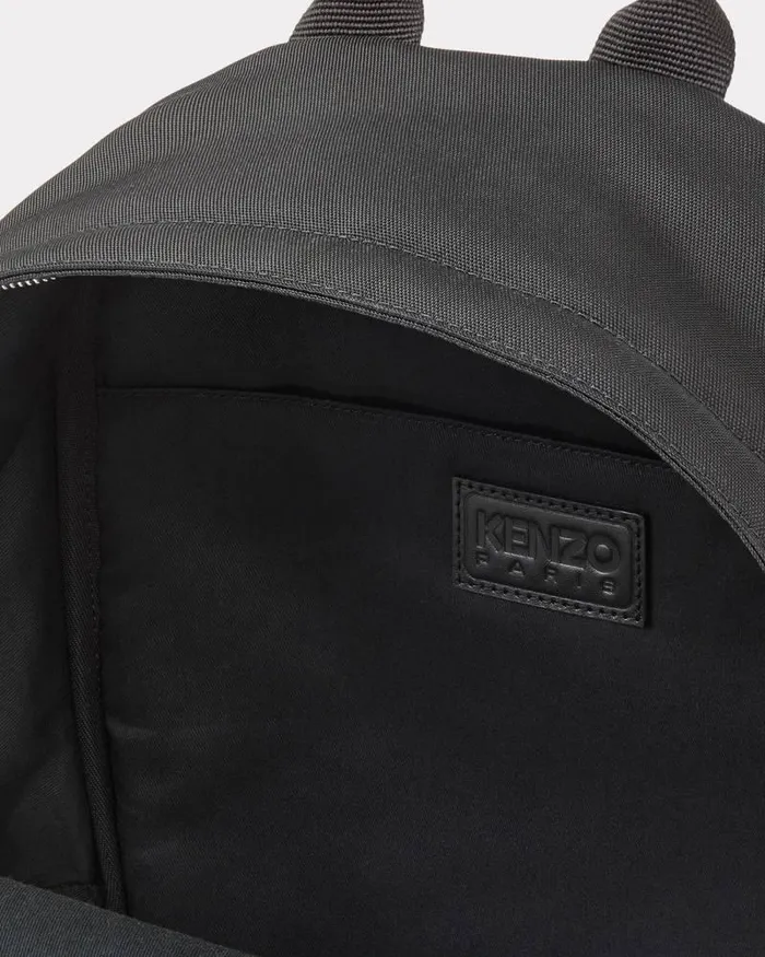 Kenzo Bags MenWomen Varsity039 Embroidered Rucksack Black