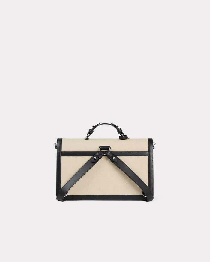 Kenzo Bags Women 039Rue Vivienne039 Large Bag With Strap Black