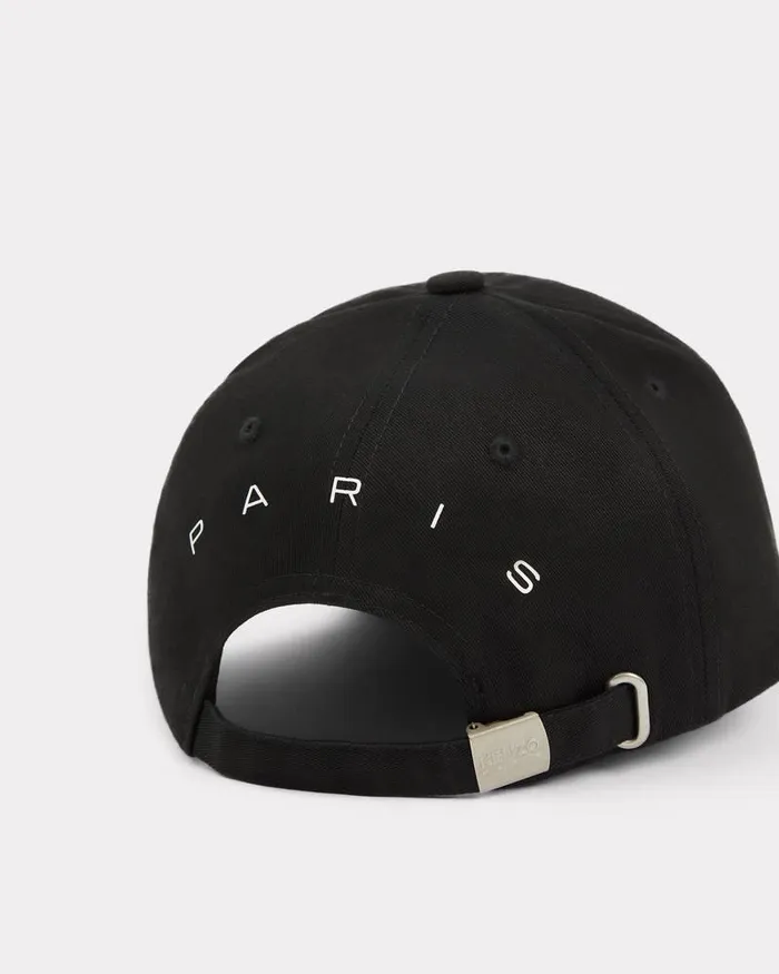 Kenzo Caps And Hats MenWomen Graphy039 Baseball Cap Black