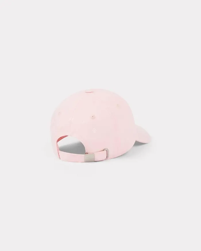 Kenzo Caps And Hats MenWomen GRAPHY039 Cotton Baseball Cap Faded Pink