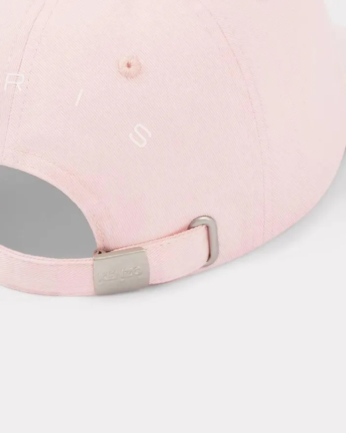 Kenzo Caps And Hats MenWomen GRAPHY039 Cotton Baseball Cap Faded Pink