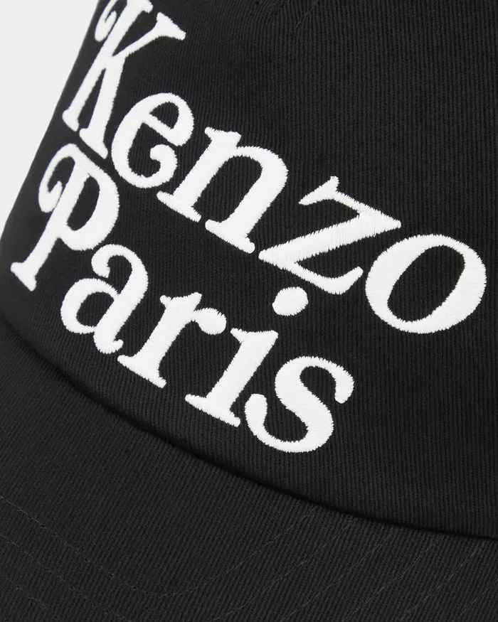 Kenzo Caps And Hats MenWomen Utility039 Cotton Cap Black