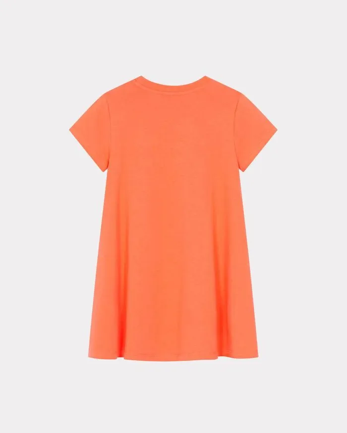 Kenzo Dresses And Skirts Kids Shortsleeved Cotton Dress Poppy