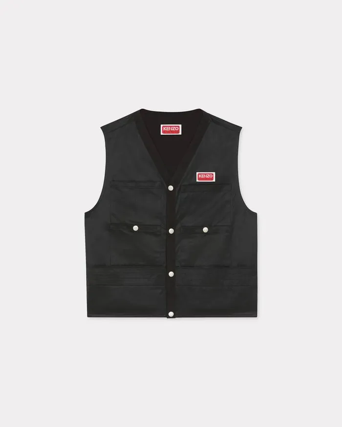 Kenzo Jackets And Coats Men Tactical Gilet Black