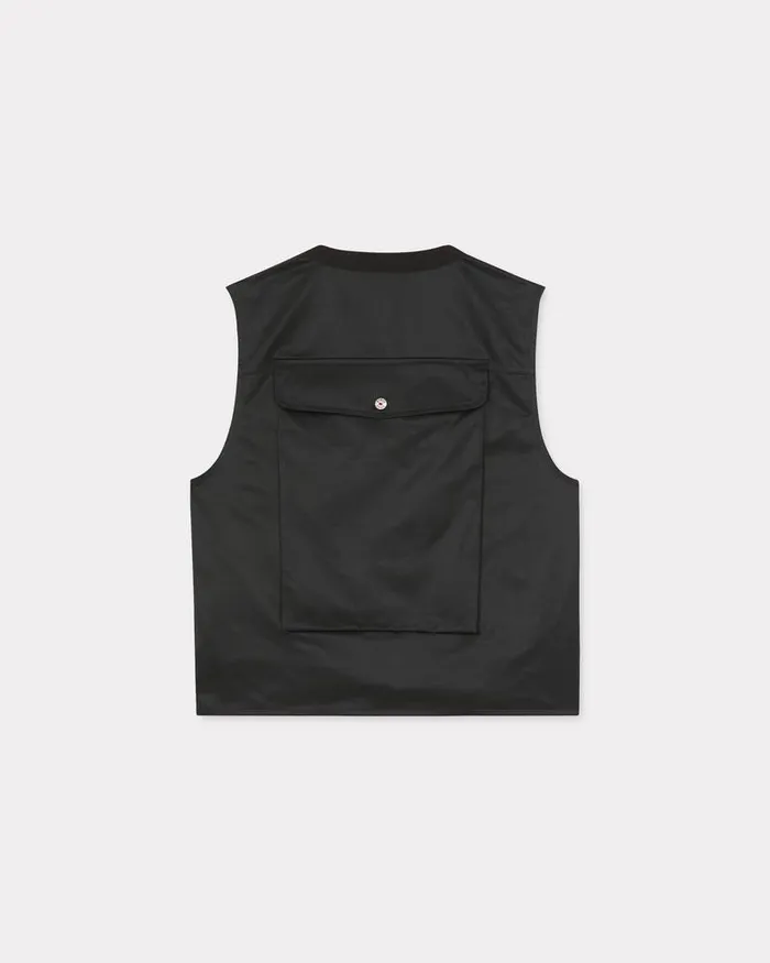 Kenzo Jackets And Coats Men Tactical Gilet Black