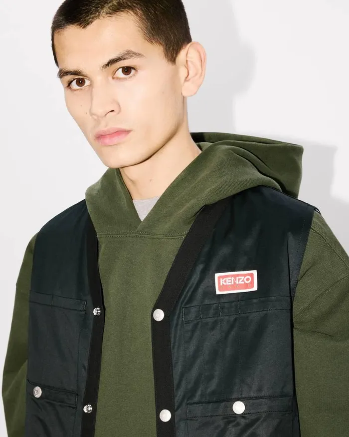 Kenzo Jackets And Coats Men Tactical Gilet Black