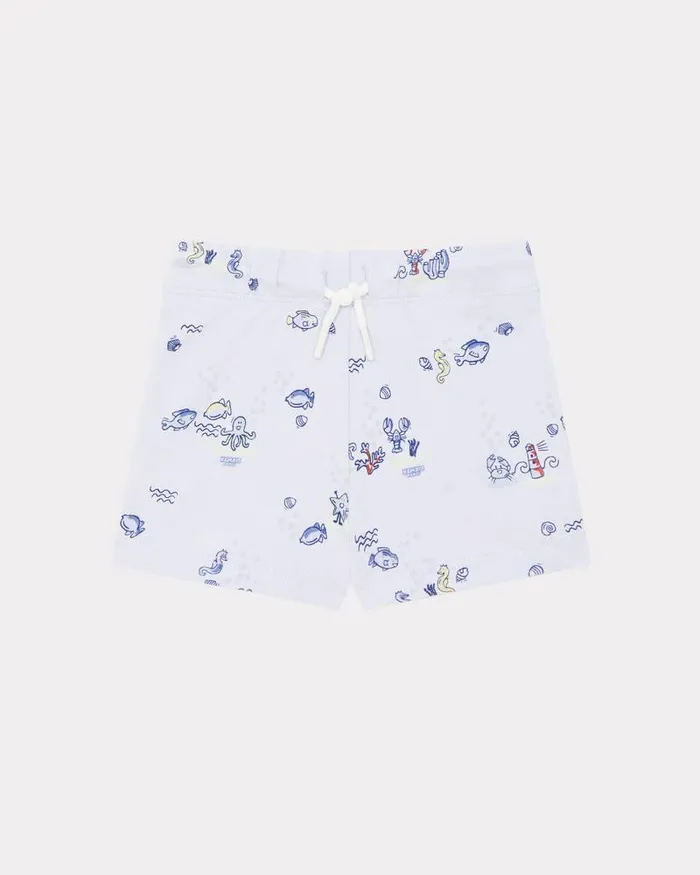 Kenzo Kids 3 Pieces Cotton Set Light Blue