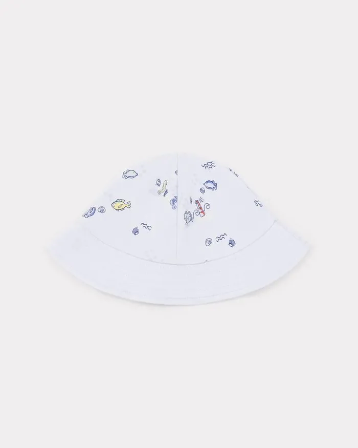 Kenzo Kids 3 Pieces Cotton Set Light Blue