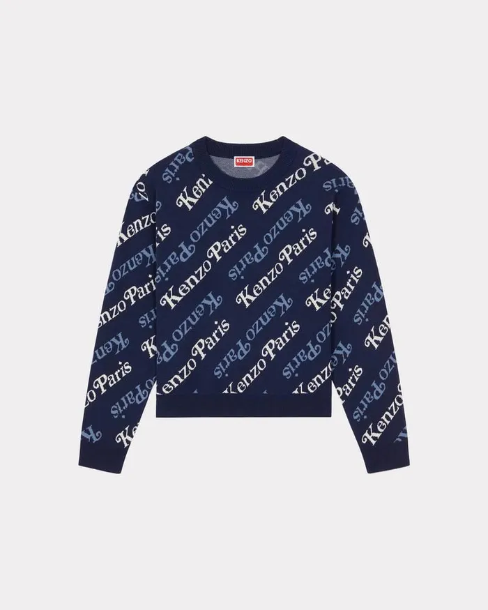 Kenzo Knitwear Women By Verdy039 Jumper Midnight Blue