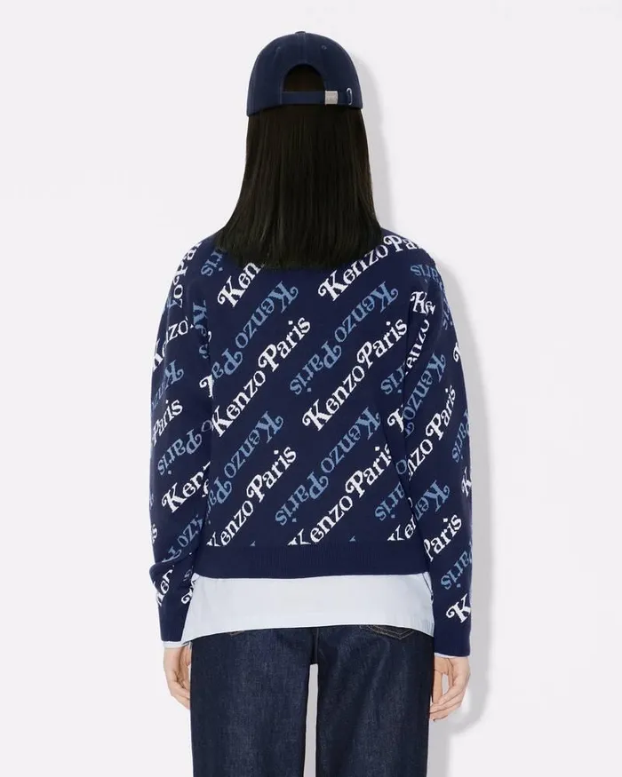Kenzo Knitwear Women By Verdy039 Jumper Midnight Blue