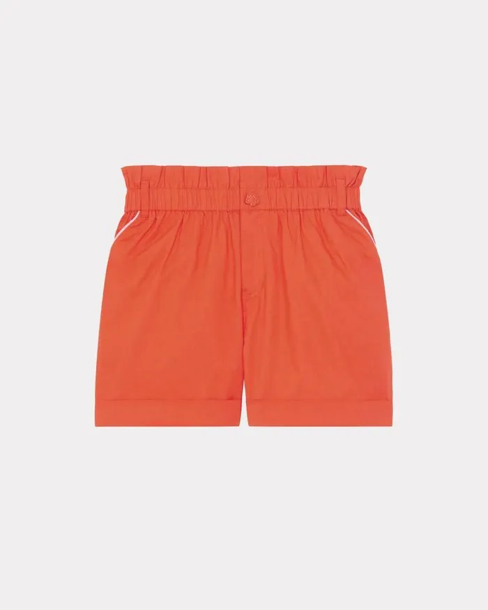 Kenzo Pants And Shorts Kids Cotton Shorts Vermillion