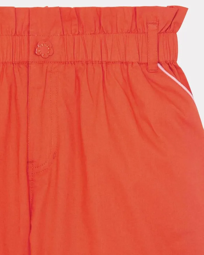 Kenzo Pants And Shorts Kids Cotton Shorts Vermillion