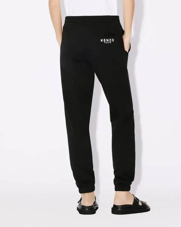 Kenzo Pants And Shorts Women 039Year Of The Dragon039 Embroidered Jogging Bottoms Black