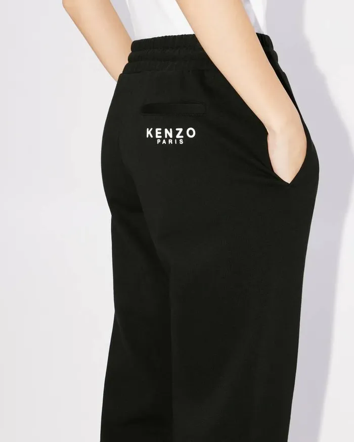 Kenzo Pants And Shorts Women 039Year Of The Dragon039 Embroidered Jogging Bottoms Black