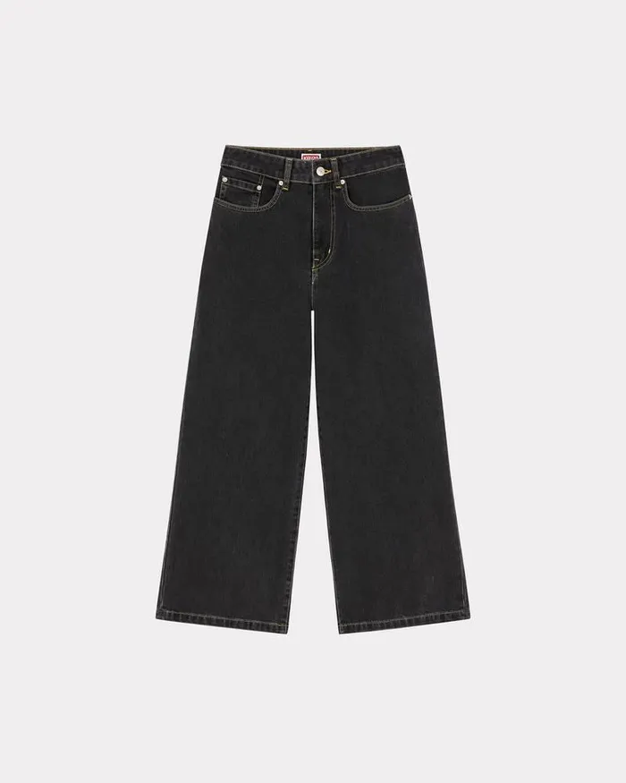 Kenzo Pants And Shorts Women SUMIREcropped Jeans Black