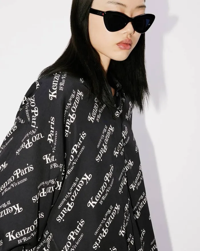 Kenzo Shirts And Tops Women By Verdy039 Droppedshoulder Shirt Black