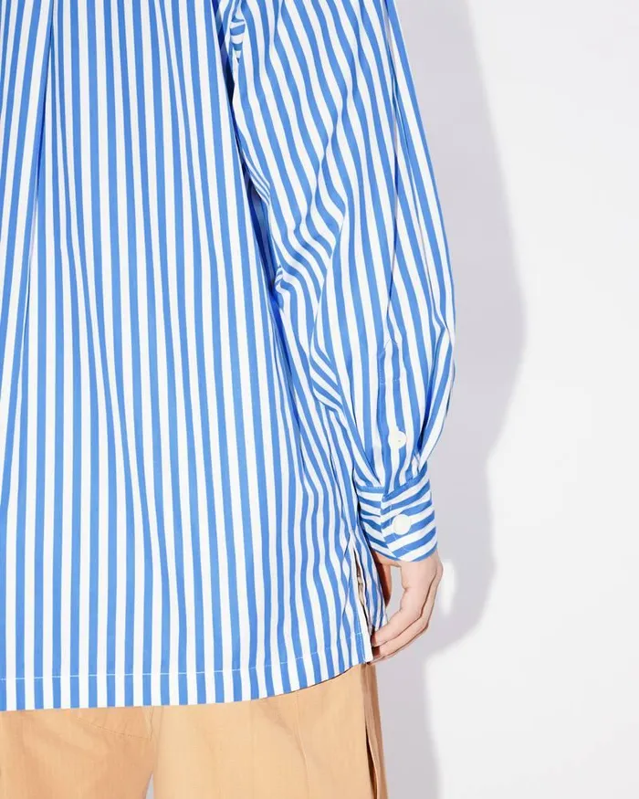 Kenzo Shirts Men Elephant039 Oversized Shirt Royal Blue