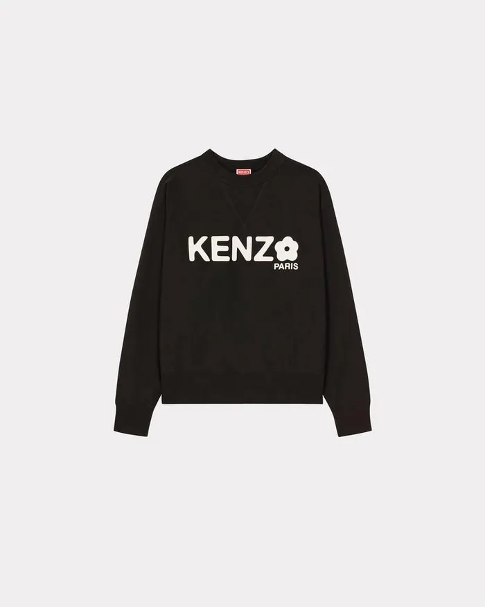 Kenzo Sweatshirts And Hoodies Men 039Boke Flower039 Loose Sweatshirt Black