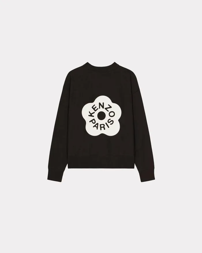 Kenzo Sweatshirts And Hoodies Men 039Boke Flower039 Loose Sweatshirt Black