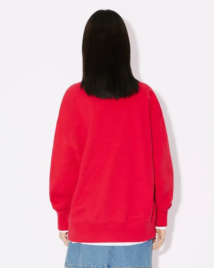 Kenzo Sweatshirts And Hoodies MenWomen 039Year Of The Dragon039 Oversize Genderless Sweatshirt Cherry