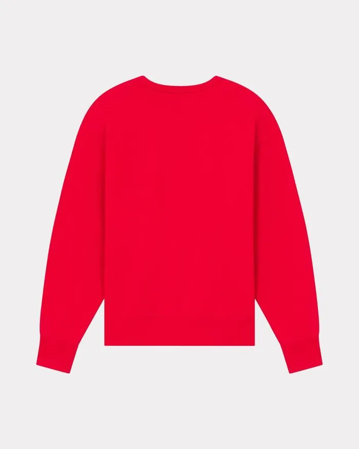 Kenzo Sweatshirts And Hoodies MenWomen 039Year Of The Dragon039 Oversize Genderless Sweatshirt Cherry