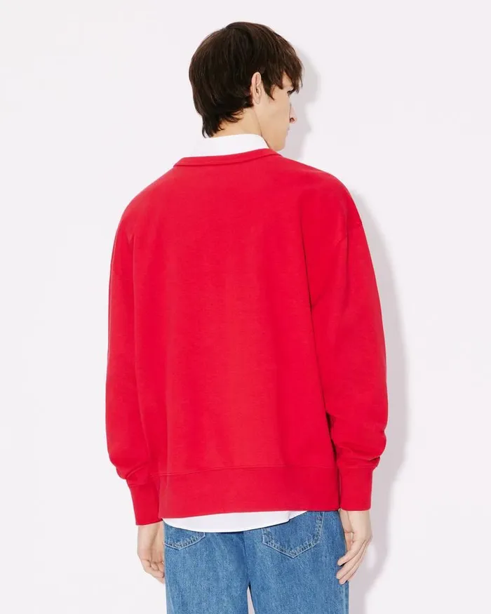 Kenzo Sweatshirts And Hoodies MenWomen 039Year Of The Dragon039 Oversize Genderless Sweatshirt Cherry