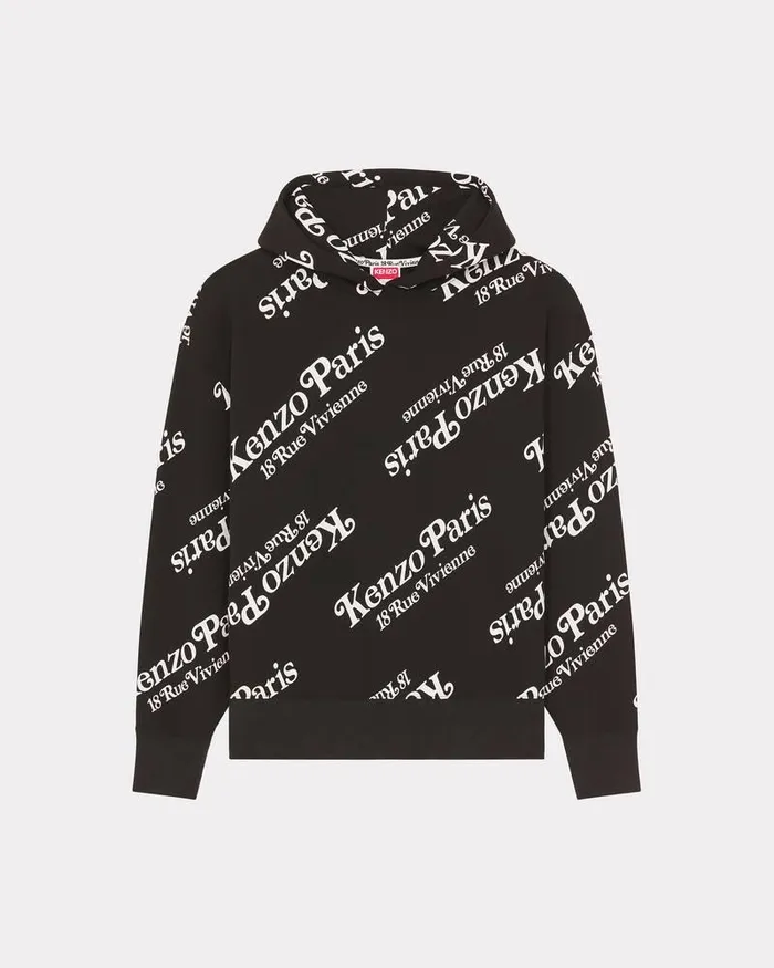 Kenzo Sweatshirts And Hoodies MenWomen By Verdy039 Oversized Hooded Genderless Sweatshirt Black Kenzo Sweatshirts And Hoodies MenWomen By Verdy039 Oversized Hooded Genderless Sweatshirt Black
