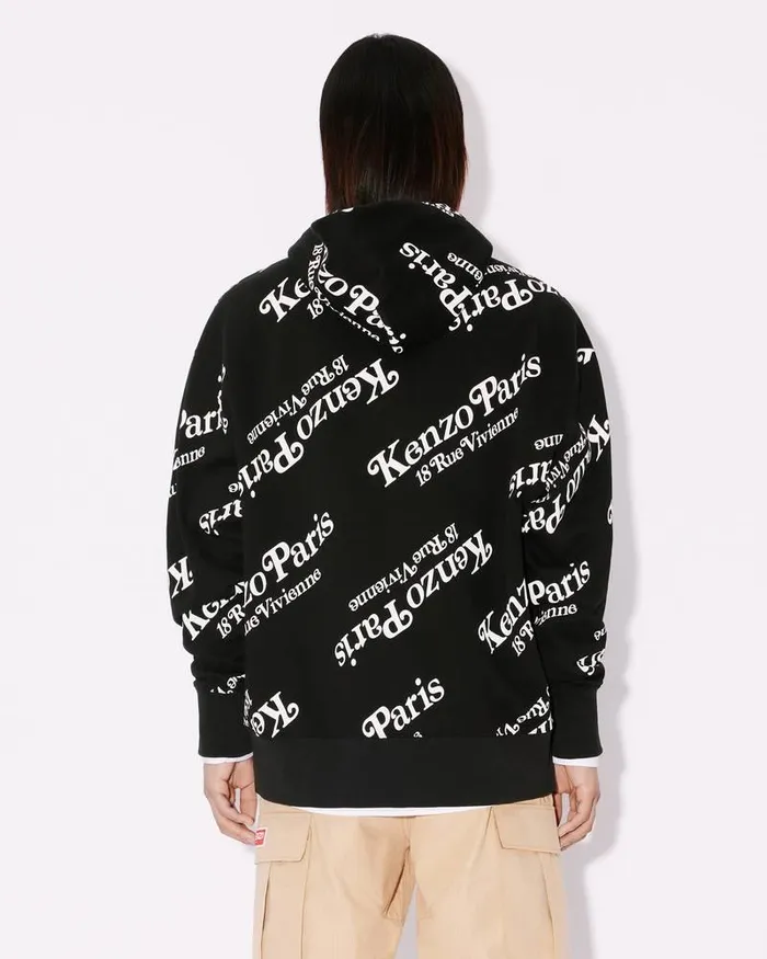 Kenzo Sweatshirts And Hoodies MenWomen By Verdy039 Oversized Hooded Genderless Sweatshirt Black