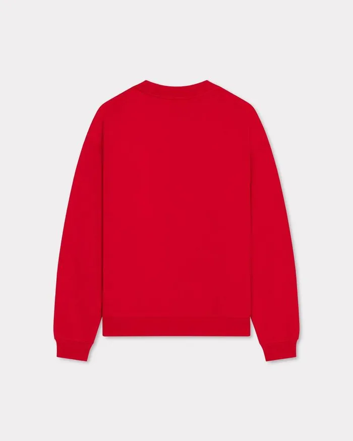 Kenzo Sweatshirts And Hoodies Women 039Year Of The Dragon Crest039 Embroidered Regular Sweatshirt Cherry