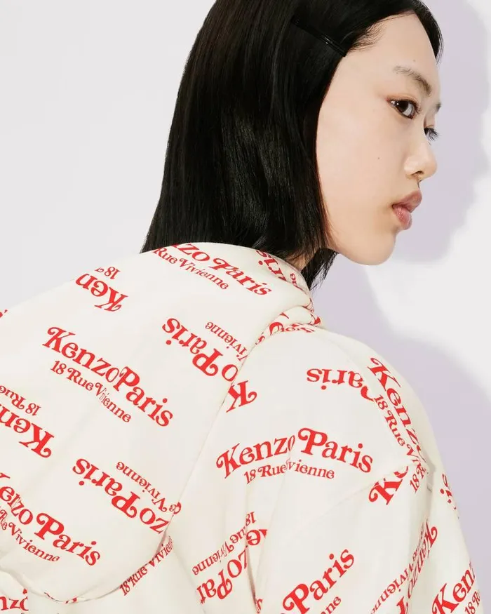 Kenzo Sweatshirts And Hoodies Women By Verdy039 Short Hoodie Sweatshirt Off White