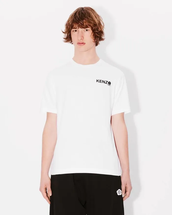 Kenzo TShirts And Polos Men 039Boke Flower 20039 Classic Tshirt White