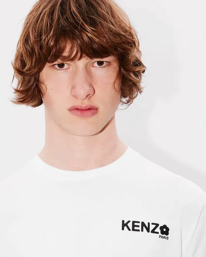 Kenzo TShirts And Polos Men 039Boke Flower 20039 Classic Tshirt White