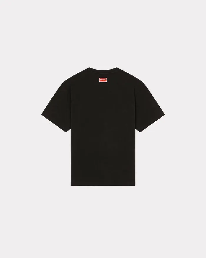 Kenzo TShirts And Polos Men Elephant 039Varsity Jungle039 Oversize Tshirt Black