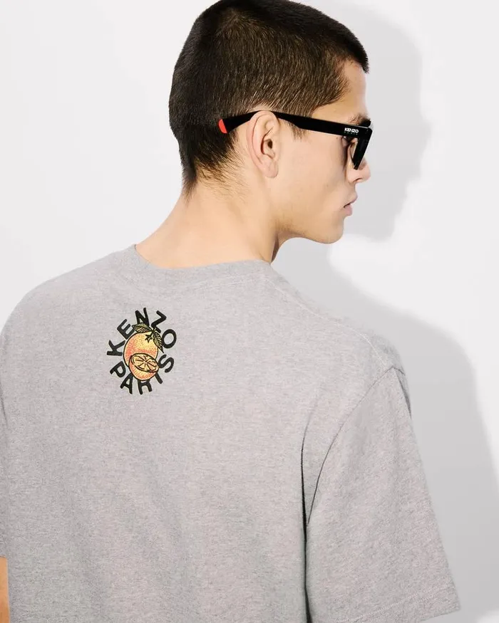 Kenzo TShirts And Polos Men Orange039 Classic Tshirt Pearl Grey