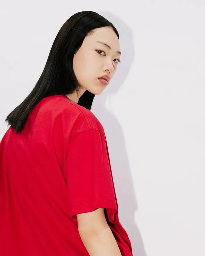 Kenzo TShirts And Polos MenWomen 039Year Of The Dragon039 Oversize Genderless Tshirt Cherry