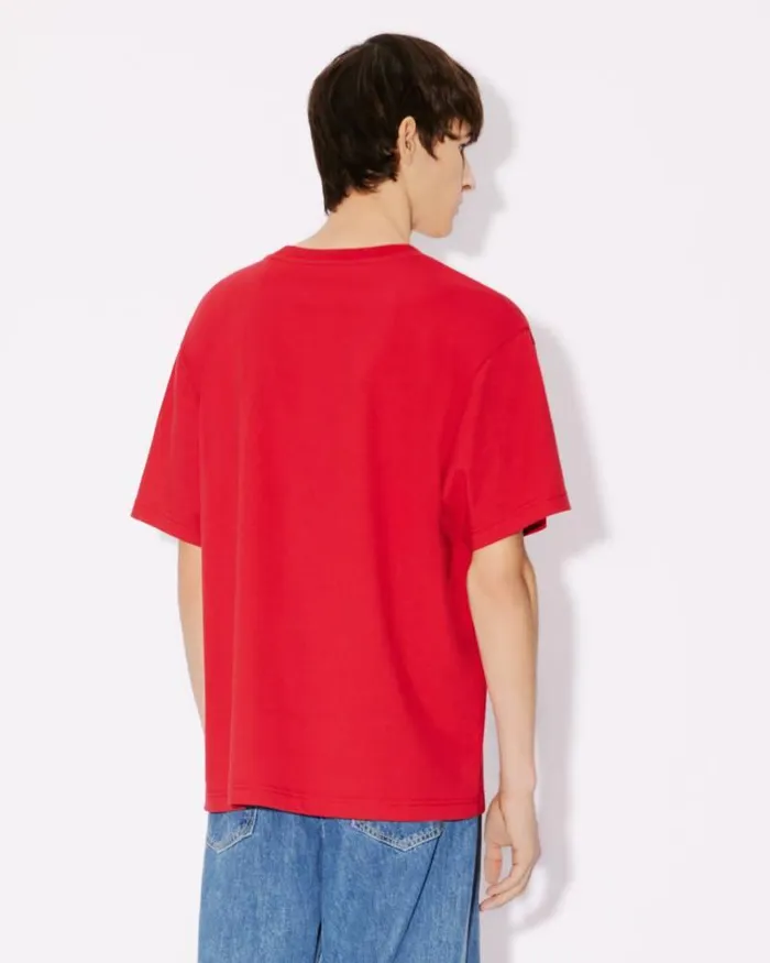 Kenzo TShirts And Polos MenWomen 039Year Of The Dragon039 Oversize Genderless Tshirt Cherry