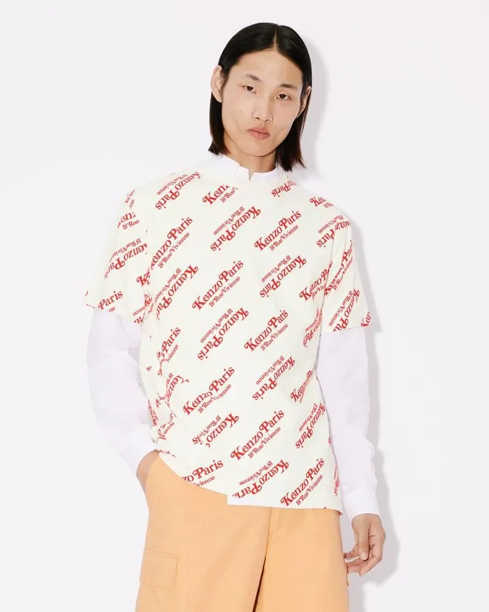 Kenzo TShirts And Polos MenWomen By Verdy039 Oversize Genderless Tshirt Off White