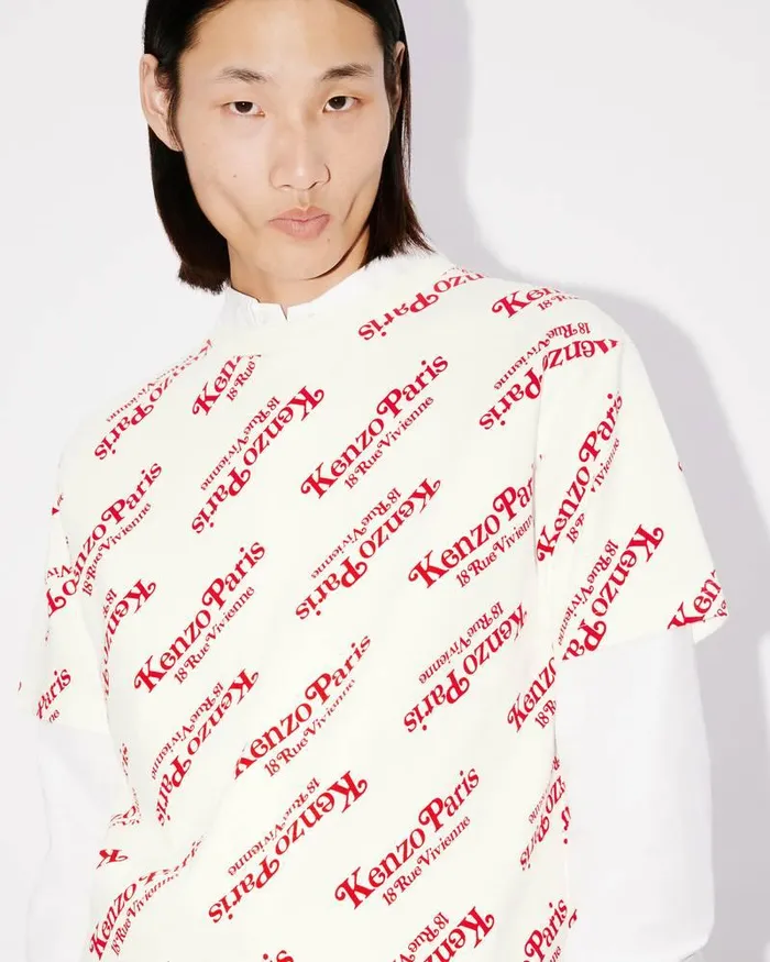 Kenzo TShirts And Polos MenWomen By Verdy039 Oversize Genderless Tshirt Off White