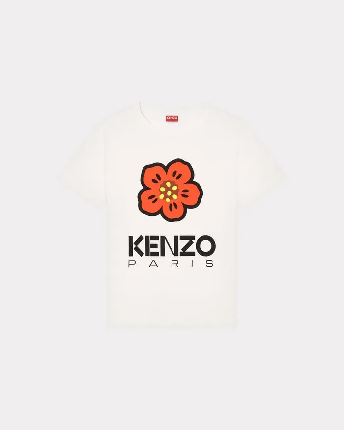 Kenzo TShirts And Polos Women 039Boke Flower039 Loosefit Tshirt White
