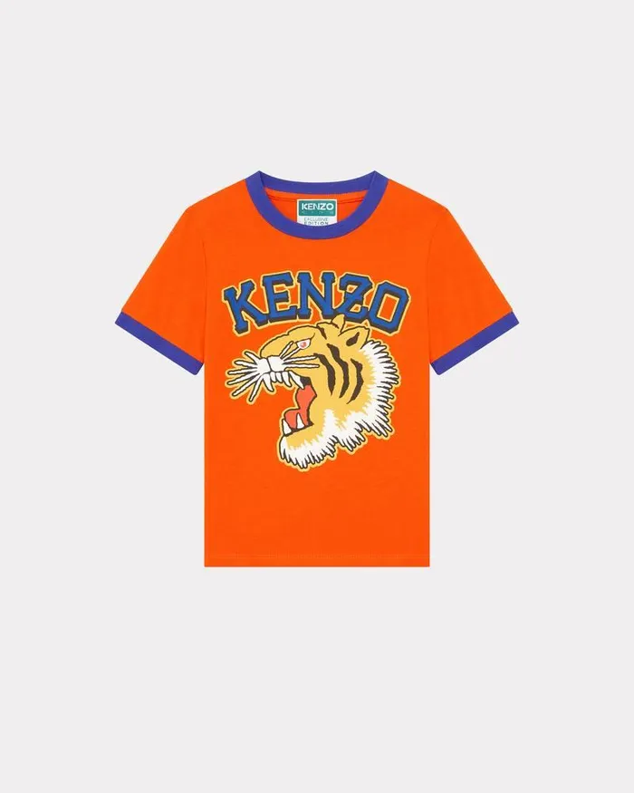 Kenzo TShirts And Sweatshirts Kids Shortsleeved Tshirt Vermillion