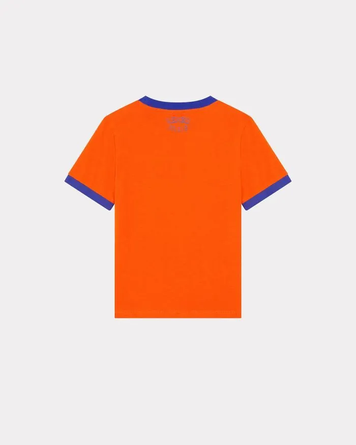 Kenzo TShirts And Sweatshirts Kids Shortsleeved Tshirt Vermillion