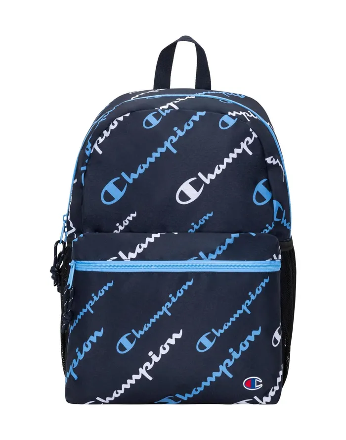 Kids039 Youthquake Backpack Navywhite Kids Champion Bags and Backpacks
