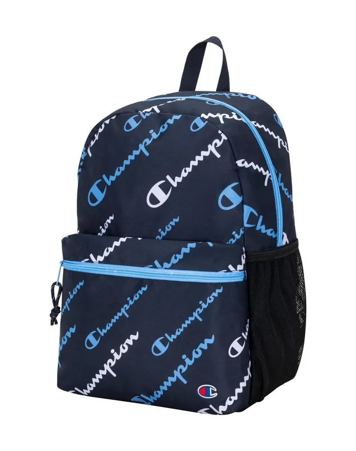 Kids039 Youthquake Backpack Navywhite Kids Champion Bags and Backpacks