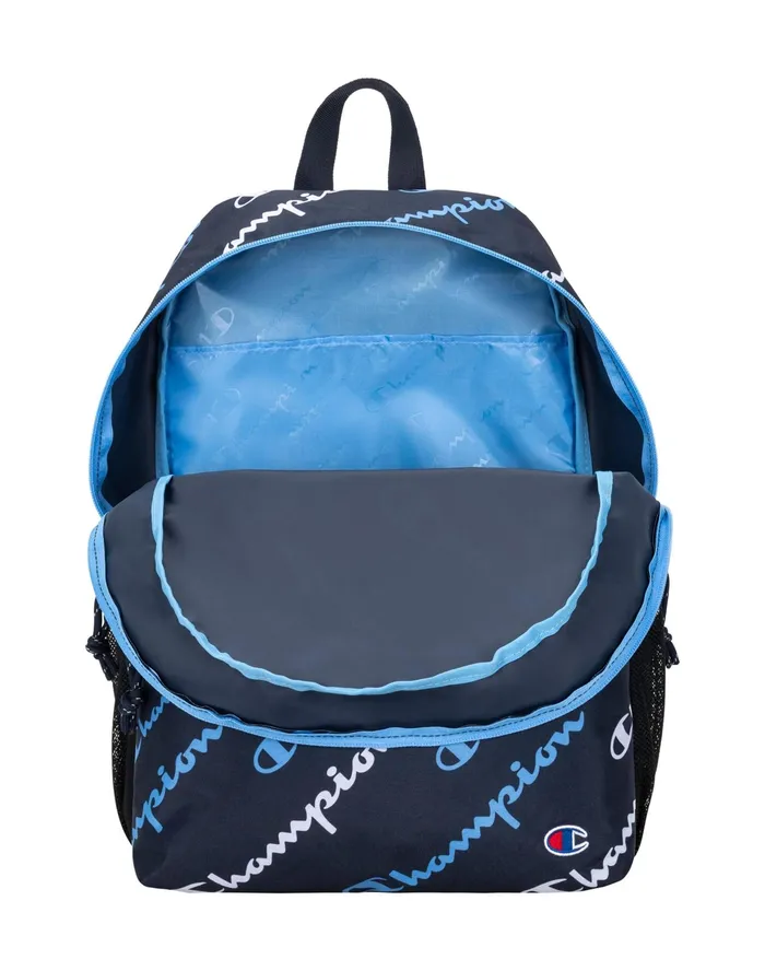 Kids039 Youthquake Backpack Navywhite Kids Champion Bags and Backpacks