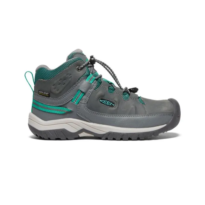 Kids KEEN Hike Big Kids039 Grey Hiking Boots 8211 Targhee Mid WP
