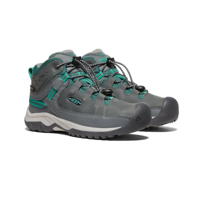 Kids KEEN Hike Big Kids039 Grey Hiking Boots 8211 Targhee Mid WP Kids KEEN Hike Big Kids039 Grey Hiking Boots 8211 Targhee Mid WP