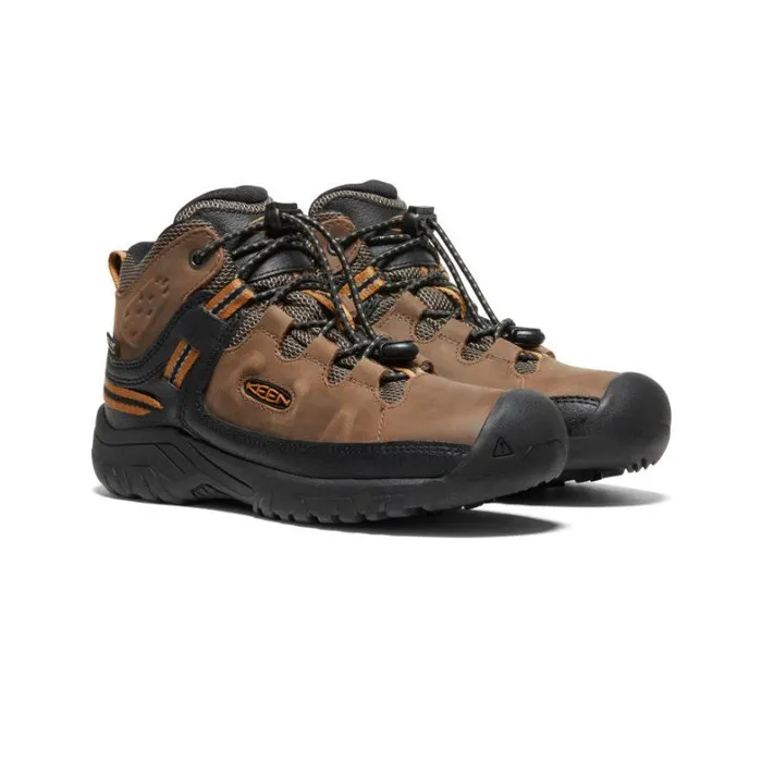 Kids KEEN Online Big Kids039 Dark Brown Hiking Boots 8211 Targhee Mid WP Kids KEEN Online Big Kids039 Dark Brown Hiking Boots 8211 Targhee Mid WP
